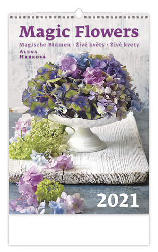 Magic Flowers/Magische Blumen/Živé květy - nástěnný kalendář 2021