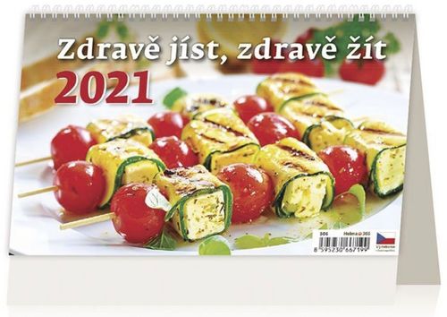 Zdravě jíst, zdravě žít - stolní kalendář 2021