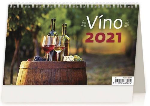 Víno ČR/SR - stolní kalendář 2021