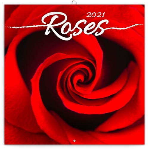 Poznámkový kalendář Růže 2021