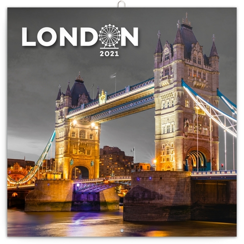 Poznámkový kalendář Londýn 2021