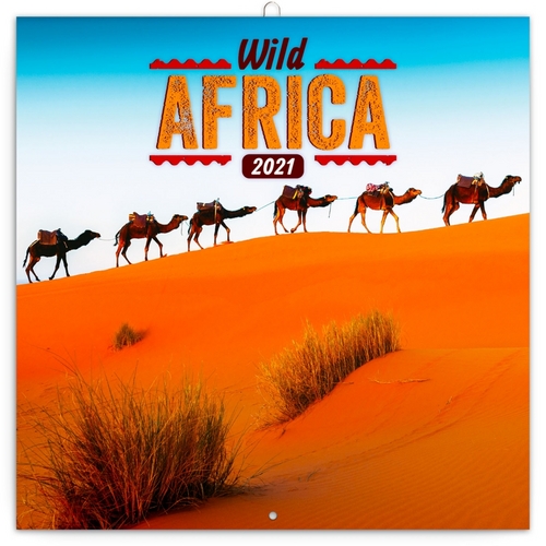 Poznámkový kalendář Divoká Afrika 2021