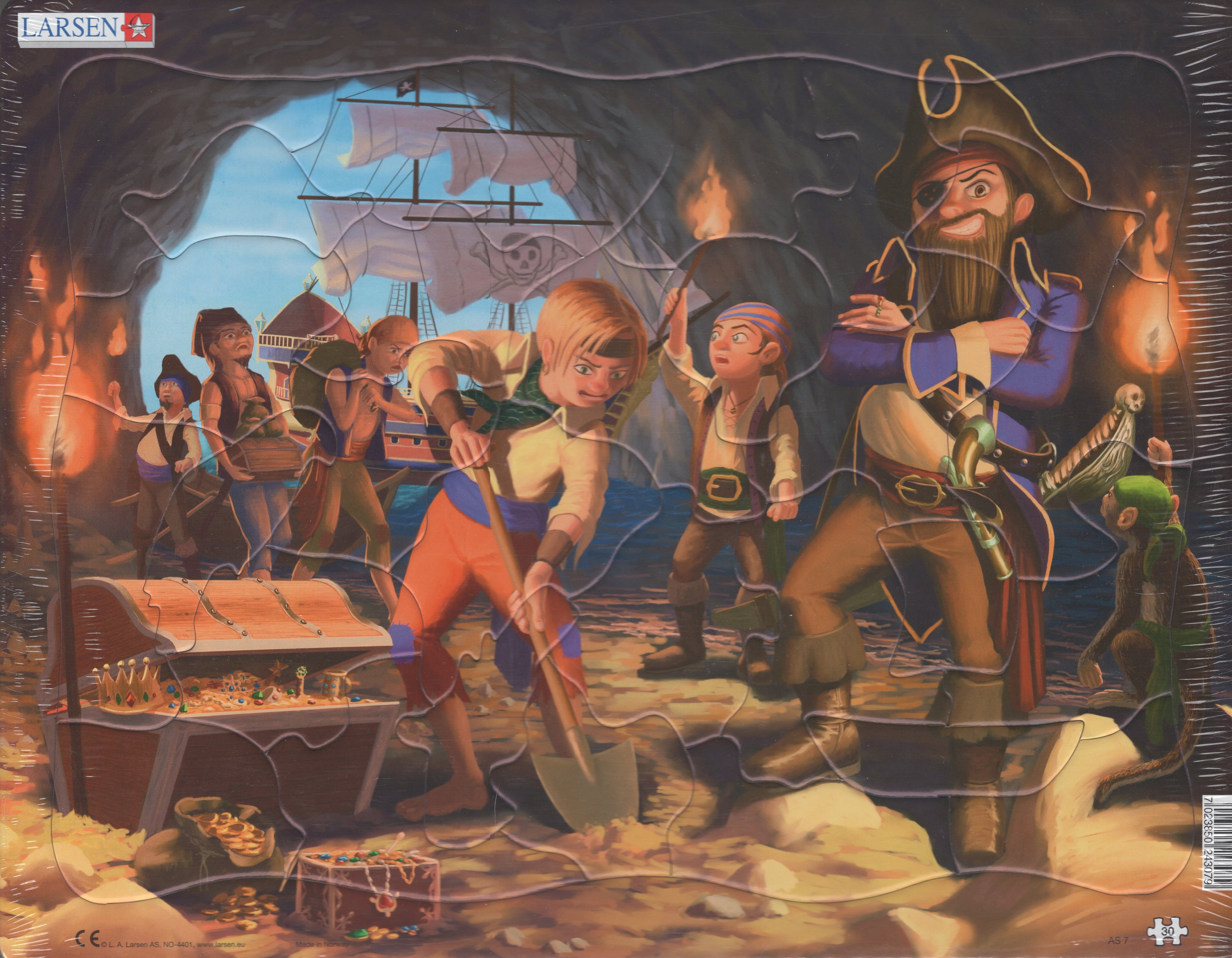 Larsen puzzle - Piráti a poklad : AS7