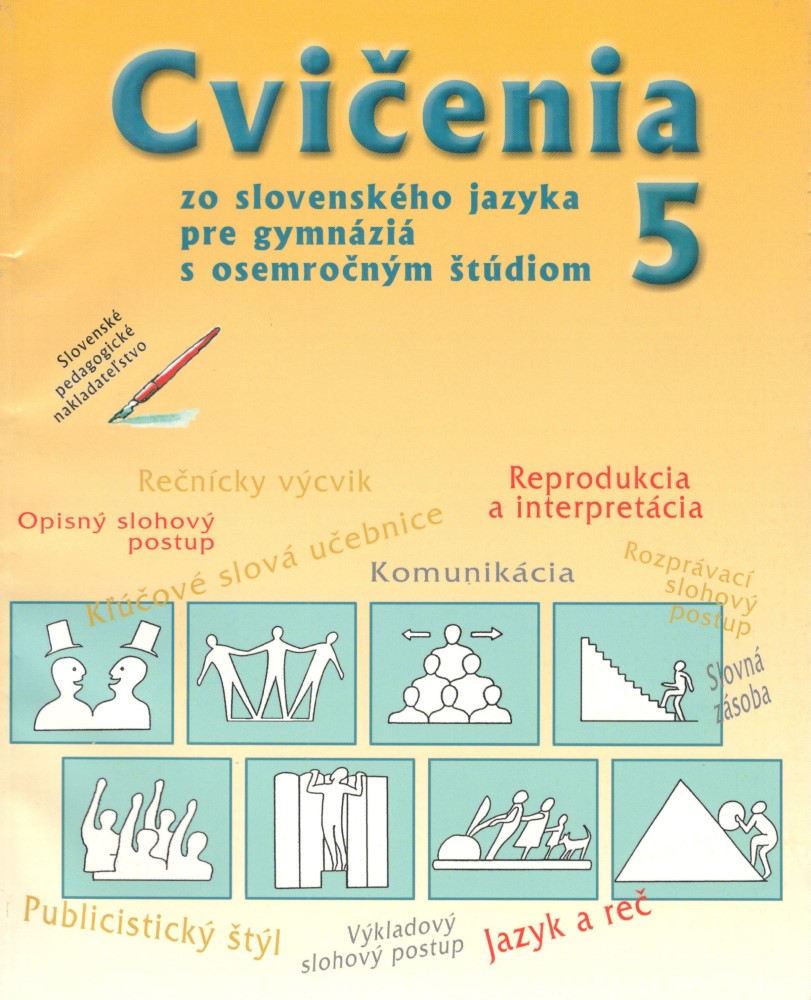 Cvičenia 5 zo slovenského jazyka pre gymnáziá s osemročným štúdiom