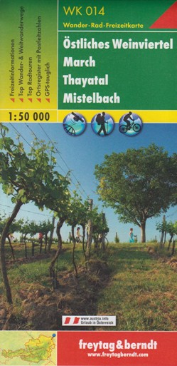 Östliches Weinviertel, March, Thayatal, Mistelbach - WK014 - 1:50 000