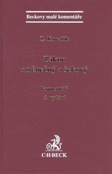 Zákon směnečný a šekový Komentář 5. vydání