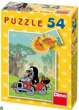 Minipuzzle 54 Krteček