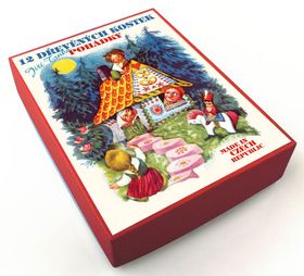 Dřevěné kostky Nejznámější pohádky