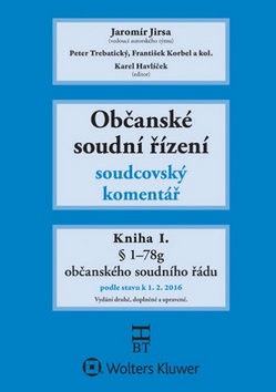 Občanské soudní řízení Kniha I.