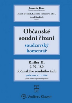 Občanské soudní řízení Kniha II.
