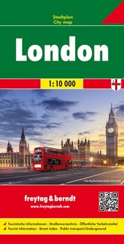 Plán města Londýn 1:10 000