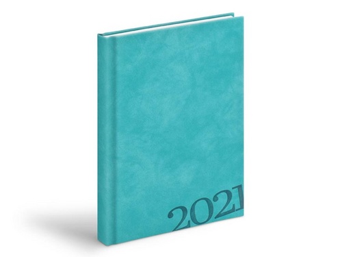 Diář 2021 D801 PU turquoise