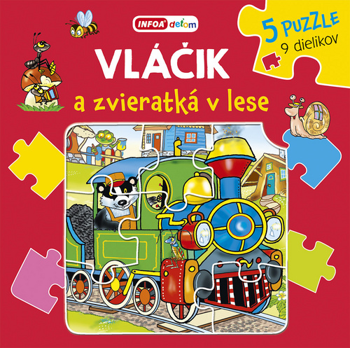 Vláčik a zvieratká v lese