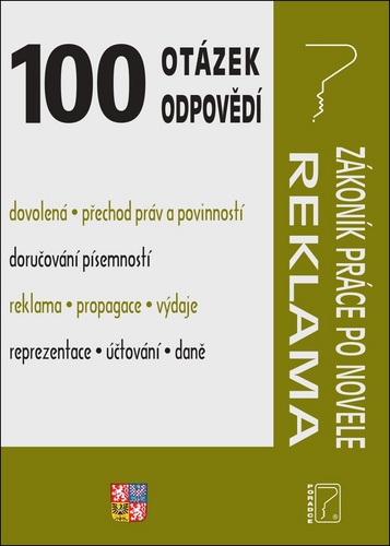 100 otázek a odpovědí Zákoník práce po novele; Reklama a propagace