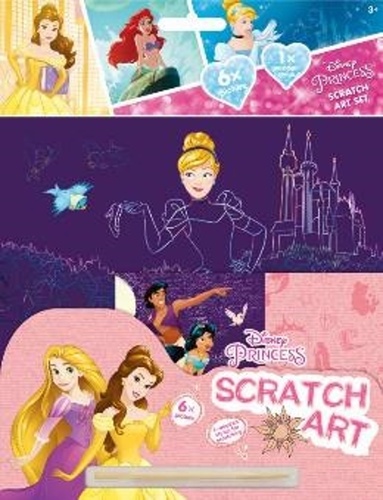 Vyškrabávací set Disney Princezny