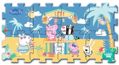Pěnové puzzle Prasátko Peppa Letní prázdniny