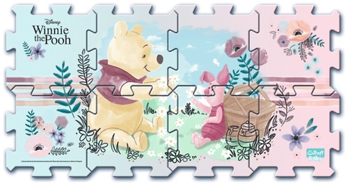 Pěnové puzzle Medvídek Pú a Prasátko