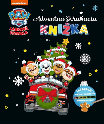 Labková patrola Adventná škrabacia knižka