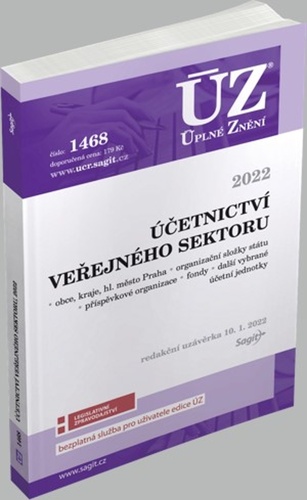ÚZ 1468 Účetnictví veřejného sektoru (ÚSC, organizační složky státu) 2022