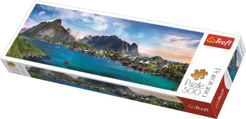 Panoramatické puzzle Lofoty, Norsko