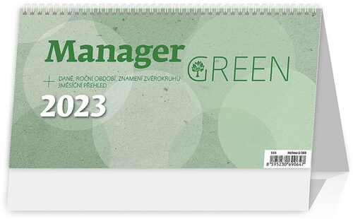 Manager Green 2023 - stolní kalendář