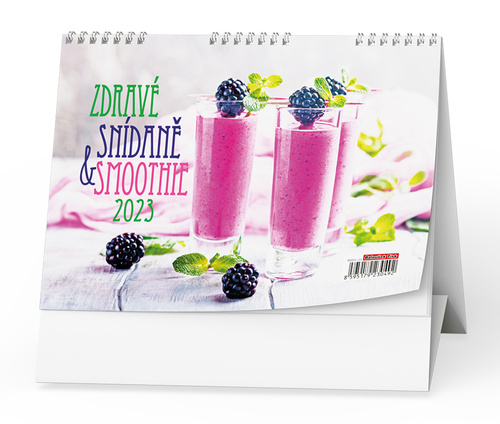 Zdravé snídaně + smoothie 2023 - stolní kalendář