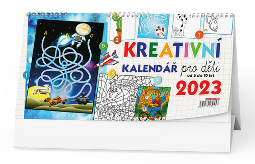 Kreativní kalendář pro děti 2023 - stolní kalendář