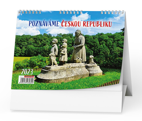 Poznáváme Českou republiku 2023 - stolní kalendář