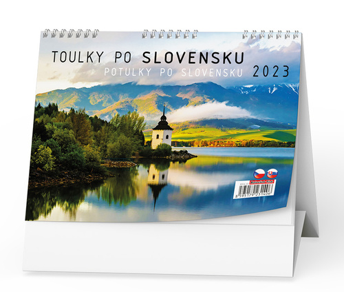 Toulky po Slovensku 2023 - stolní kalendář
