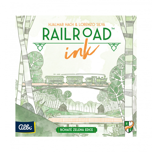 Railroad Ink Bohatě zelená edice