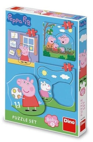 Puzzle Set Baby Peppa Pig rodina