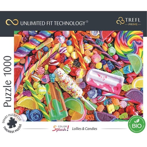 Puzzle Lízátka a cukrovinky 1000 dílků