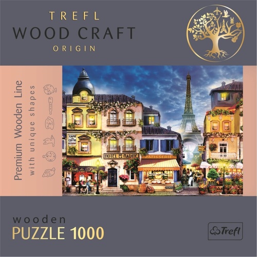Dřevěné puzzle Francouzská ulice 1000 dílků