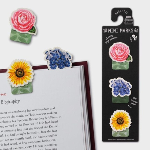 Záložka do knihy Mini magnetická Květiny