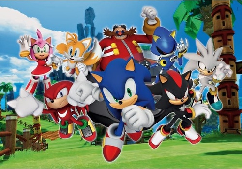 Puzzle Ježek Sonic 104 dílků