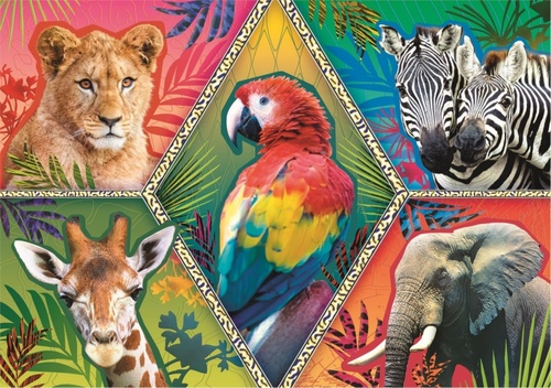 Puzzle Animal Planet Exotická zvířata 1000 dílků