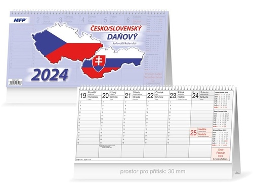 Česko/slovenský 2024 - stolní kalendář