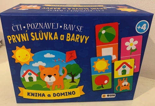 Kniha a Domino První slůvka a Barvy