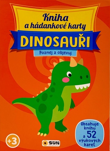 Kniha a hádankové karty  Dinosauři