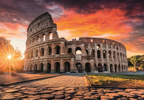 Puzzle Západ slunce v Římě 1000 dílků