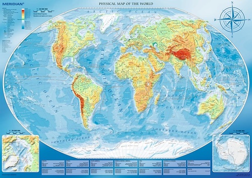 Puzzle Velká mapa světa 4000 dílků