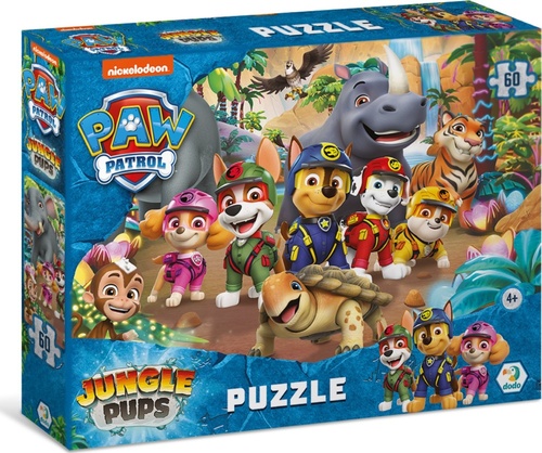 Puzzle Tlapková patrola Jungle Pups 60 dílků