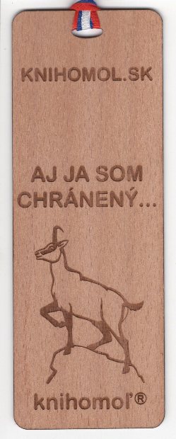 Knihomol záložka: Aj ja som chránený - Kamzík