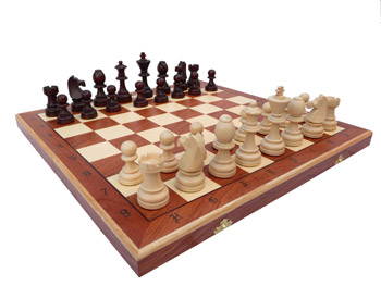 Drevené šachy hrabové - svetlé