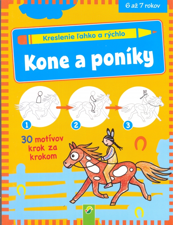 Kone a poníky - Kreslenie ľahko a rýchlo