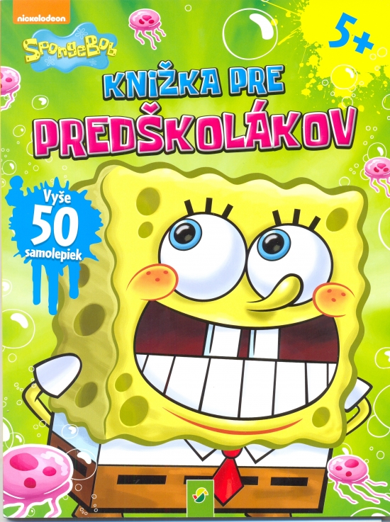 SpongeBob - Knižka pre predškolákov (50 samolepiek)