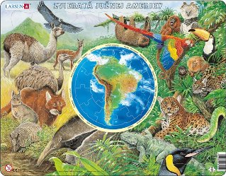 Larsen Puzzle - Zvieratá Južnej Ameriky - AW5