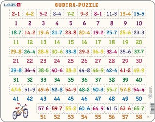 Larsen Puzzle - Odčítanie - Subtra-Puzzle -AR7