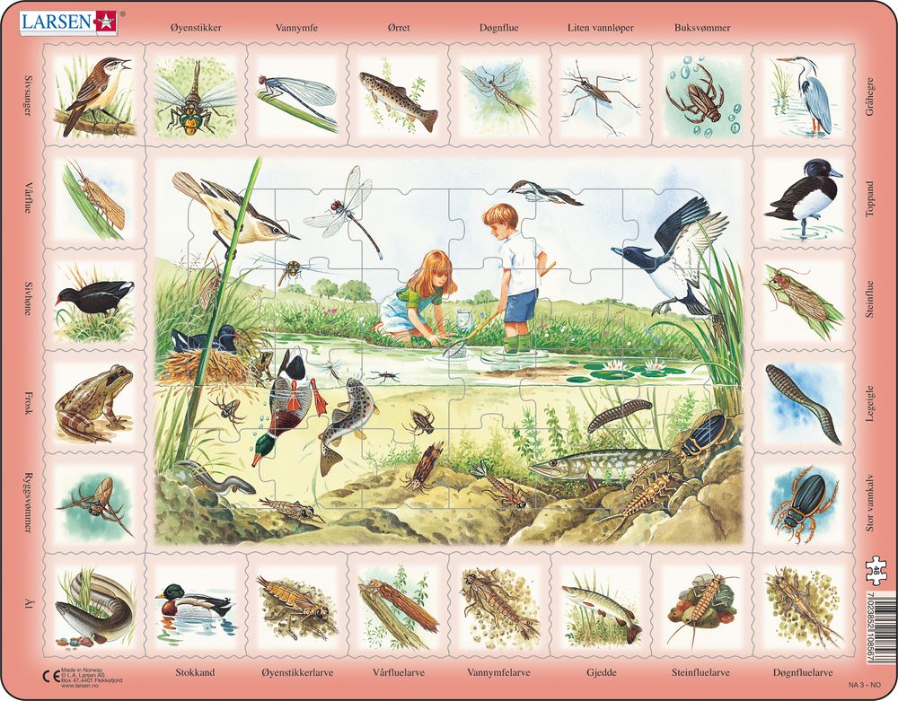 Larsen Puzzle - Príroda rybník : NA3