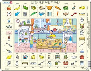 Larsen Puzzle - Learning English Puzzle 1 : EN1